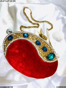 กระเป๋าทองเหลืองและเงื้อมมือแกะสลักทำด้วยมือโลกชาติพันธุ์ - Product Image 6