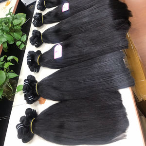 Tissage Double Machine cuticules naturelles droites alignées, EXTENSION de cheveux humains Remy vierges de haute qualité, prix de gros - Product Image 3