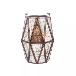 Candelabro cuadrado de cristal y oro, decoración para el hogar, nuevo estilo - Product Image 1