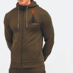 OEM Custom Logo Men's Gym Fitness Zip up <b>Hoodie</b> Joggers Streetwear Training Tracksuits Men Plus Size New Design Outdoor Training - Product Image 3