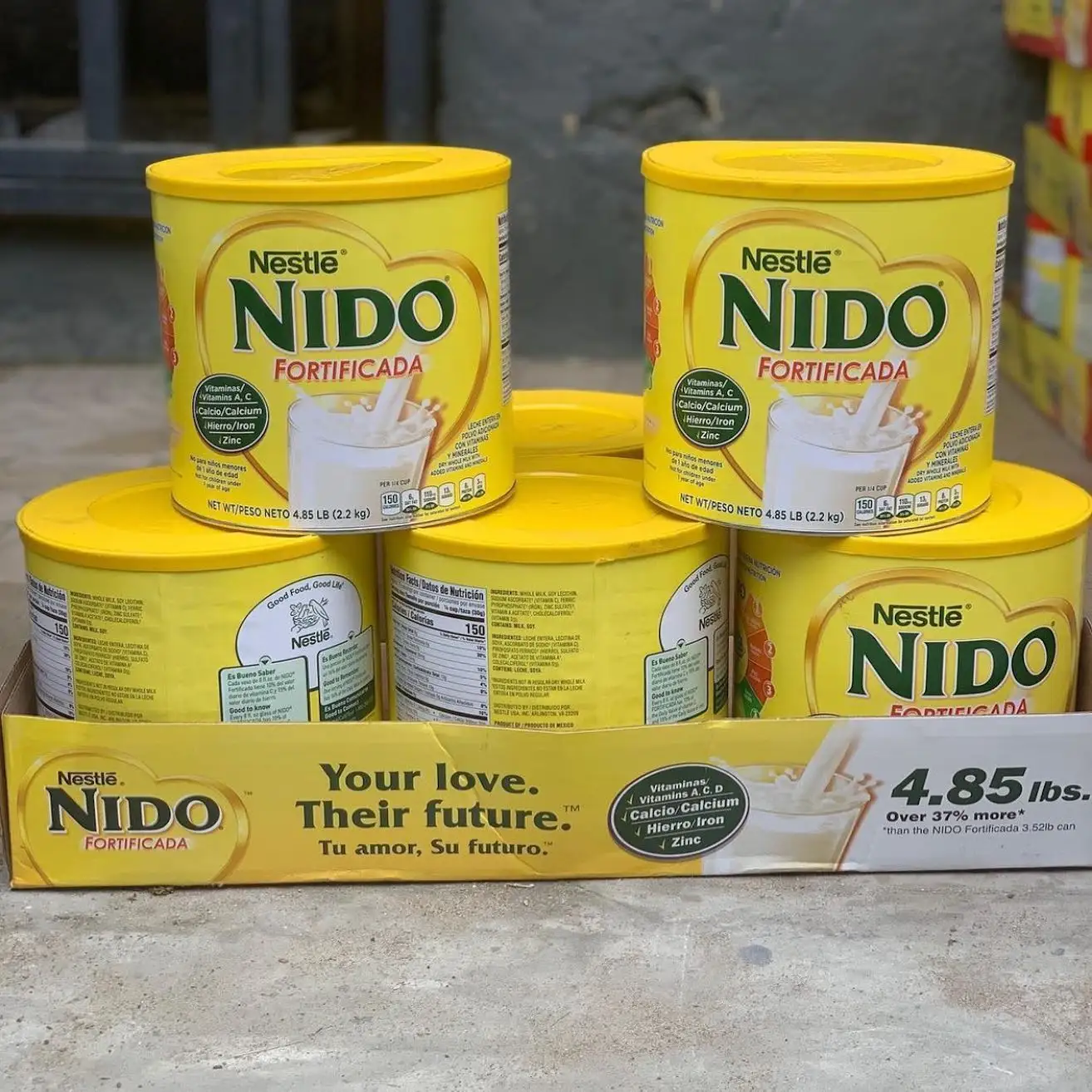 Nido तत्काल फुल क्रीम <span class=keywords><strong>दूध</strong></span> पाउडर टिन 400g/नेस्ले Nido 900G