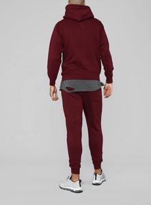 Survêtement de course surdimensionné en polaire ordinaire léger personnalisé vierge hommes à capuche pantalons de survêtement tenues d'entraînement hiver respirant - Product Image 5