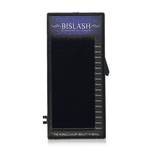 619) Vassoio di ciglia singole BISLASH Volume Lash, produttore coreano di ciglia, ciglia OEM - Product Image 1