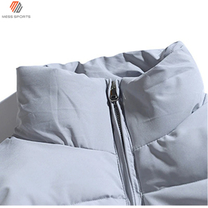 Veste matelassée basique zippée respirante et écologique pour homme MESS SPORTS Hiver 2024, style décontracté à capuche en coton tendance - Product Image 5