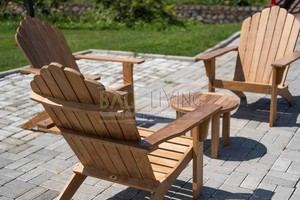 Silla Adirondack de Teca para Exteriores con Reposabrazos, Resistente y Ecológica para Uso en Playa y Parque - Product Image 6