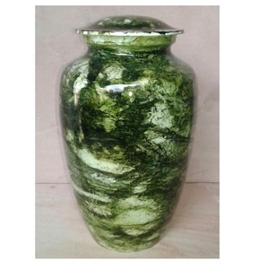 Urne métallique à motif de Camouflage vert Antique pour cendres, urne de crémation pour adulte, Style américain/européen - Product Image 6