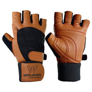 Guantes de Piel para Levantamiento de Pesas para Mujer, Personalizados, para Gimnasio, Fitness, Entrenamiento, Guantes Duraderos para Levantamiento de Pesas. - Product Image 1