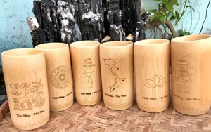 ถ้วยชาและจานรองทำจากไม้ไผ่เป็นมิตรกับสิ่งแวดล้อมในเวียดนามพร้อมฝาปิดราคาโดยตรงจากผู้ผลิต - Product Image 5