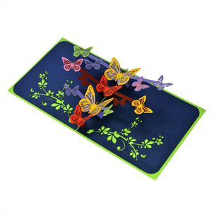 บัตรอวยพรป๊อปอัพ3D แบบปรับแต่งได้จากผู้ผลิตเวียดนามสำหรับการส่งเสริมการขายขอบคุณและอุปกรณ์ปาร์ตี้ - Product Image 3