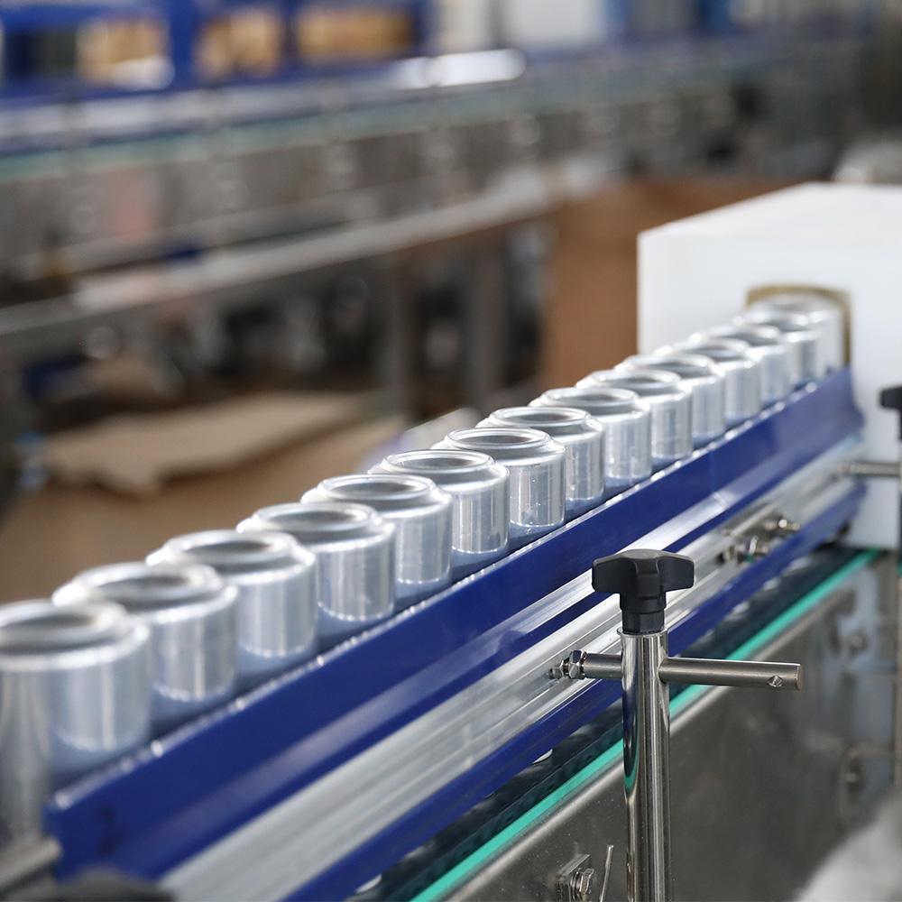 Automatic Aluminum Beer Can Filling Sealing Machine Making Line For Carbonated Beverage