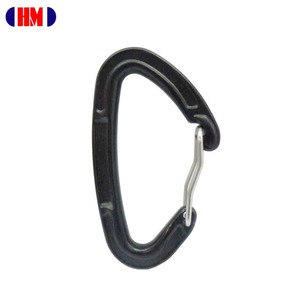 Mosquetón de Aluminio Anodizado Tipo D para Redes y Cuerdas, Modelo AH003WR - Product Image 2