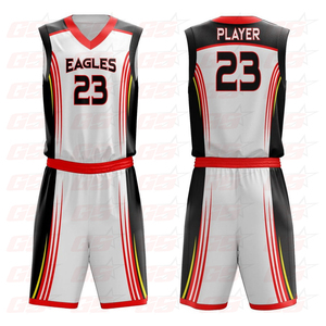 Camiseta de baloncesto de diseño personalizado, pantalones cortos de sublimación, venta al por mayor - Product Image 2