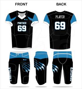 Personnaliser le nom de l'équipe, le numéro, l'uniforme de football, 100% polyester, maillots de football américain avec pantalon - Product Image 4