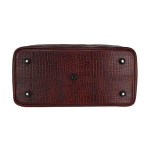 Top Quality Vintage Brown Leather Duffle <b>Bag</b> <b>with</b> <b>Shoes</b> <b>Compartment</b> Travel <b>Bag</b> 2021 - Product Image 4