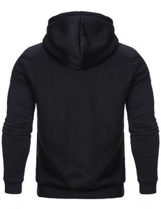 Sweat-shirts à capuche unisexes pour hommes de haute qualité, à fermeture éclair, imperméables, respirants, en molleton de coton, personnalisables, vente en gros d'usine - Product Image 3