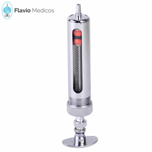 Seringue de vétérinaire, échantillons de verre, Instruments en acier inoxydable, 10 pièces - Product Image 4