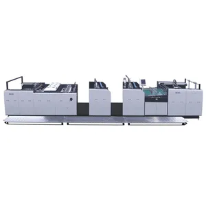 YFMA-1200 Automatic High Speed Paper BOPP PET Glue Film Thermal Laminating Machine with Round Knife