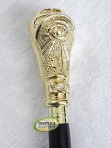 Bâton de marche en bois de qualité supérieure avec belle poignée en laiton - Product Image 3