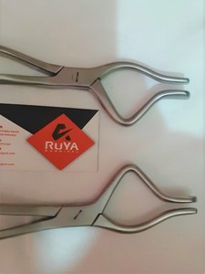 Rowe-instrument Maxillofacial, pinces à pression pour dentiste, gauche et droite, en acier inoxydable, approuvé CE - Product Image 4