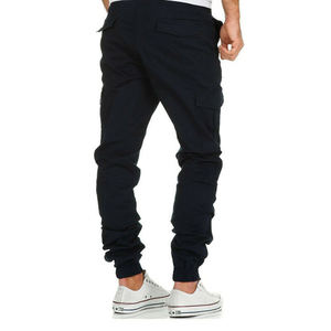 Meilleure vente en gros de pantalons décontractés pour hommes pour le bureau de haute qualité 100% coton automne course sport Design - Product Image 4