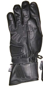 Gants d'hiver pour moto en cuir véritable noir Keven Impex, imperméables et respirants, logo personnalisé, prix bas, USA - Product Image 2