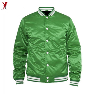 2022 nouveauté veste en satin pour hommes avec impression de logo personnalisé de haute qualité et prix de gros conception à col montant - Product Image 6