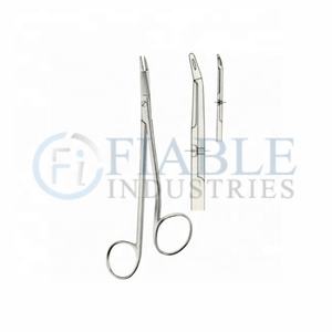 Tijeras Gillies, Instrumentos dentales manuales, soporte de aguja de acero, equipo médico - Product Image 1
