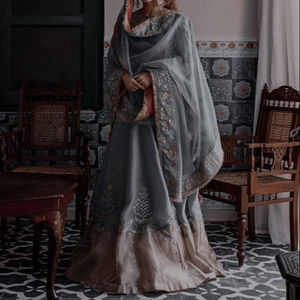 Collection de pelouse marocaine pour femmes, costume de kameez, shalwar, robes décontractées, 1/3 - Product Image 1