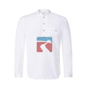 Camisas de hombre con diseño personalizado de la mejor calidad, camisas de algodón lisas elegantes para hombre (camisa bávara) - Product Image 1