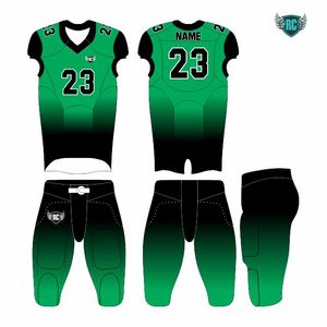 Camiseta de fútbol americano personalizada, conjunto de pantalones, impresión por sublimación personalizada, ropa deportiva transpirable antibacteriana de manga corta - Product Image 5