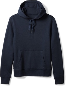 Sweat à capuche unisexe court personnalisé en usine, 400-500 g/m², épais, entièrement zippé, avec broderie araignée et motif en relief en tissu bouclette 100% coton - Product Image 3
