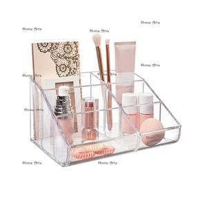 Organizador de escritorio de acrílico transparente de diseño clásico Organizador de escritorio de cosméticos de tamaño personalizado de la más alta calidad a granel - Product Image 5