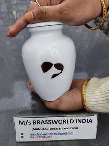 "Unité de crème en aluminium pour patte d'animal peinte à la main, fournitures d'urn, perle pour la perte d'animaux" - Product Image 4