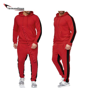 Men's Custom Wholesale Two-Piece Set Skinny Fit Winter Training Fitness Sports Suit with Summer Logo <b>Sweater</b> Trousers - Product Image 2