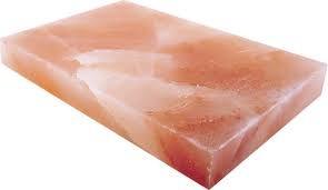 Placa de bloque de sal Natural del Himalaya, losa ecológica de 12 \ "x 8 \" x 2 \ "para barbacoa, Cocina, Servicio abrasador, ladrillos de sal tallados, Pakistán - Product Image 3