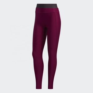 Leggings de sport sans couture taille haute en Spandex/Polyester personnalisés pour femme, contrôle du ventre, doux, pour entraînement, gym, course et yoga - Product Image 1