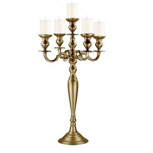 Candélabre décoratif en métal Bougeoir fait main de qualité supérieure Bougeoir en métal fantaisie de luxe de taille personnalisée - Product Image 3