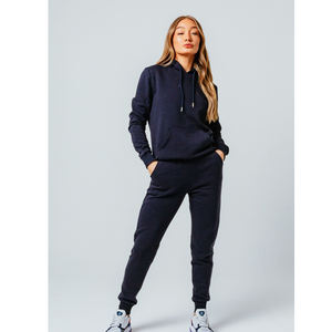 Custom Ladies Zipper Track Suit Women <b>Hoodie</b> Jogger Set Women Long Sleeve Tracksuit Women Custom Tracksuit - Product Image 2