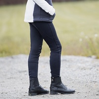 Legging d'équitation moderne et confortable pour femme, modèle haut de gamme, avec assise intégrale en silicone, pour l'hiver, pour l'équitation, Horse Smart