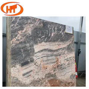 New Product Eagle Grey Marble Pink Veins Stone Marble slabs natural stone polished surface stair flooring marble decoration