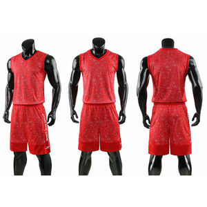 Kit de maillots et de sports pour hommes, pour jouer au basket-ball, d'athlétisme, avec couleurs personnalisées et impression personnalisées - Product Image 3