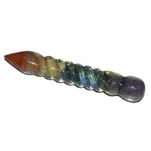 Baguettes de massage Orgonite Spiral Chakra Bâtons de guérison Baguettes Chakra - Product Image 1