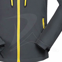 Erkekler İçin Özel Tasarım Slim Fit Softshell Polar Ceket Su Geçirmez Nefes Alabilen Yıkanmış Fermuarlı Spor Kışlık Giyim Günlük Kapüşonlu Büyük Beden
