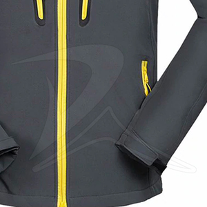 Chaqueta de lana Softshell delgada personalizada para hombre, impermeable, transpirable, con cremallera, deportes, equipo de invierno, escalada, capucha informal Plus - Product Image 5