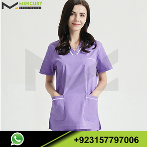 Uniforme de enfermería para mujer y hombre, conjunto de 2 piezas - Product Image 5