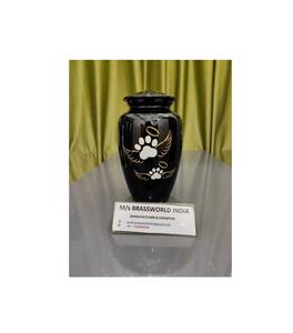 Hand Painted Pet Memorial <b>Jar</b> <b>Urn</b> by Brassworld India Premium Funeral Supplies - Product Image 1