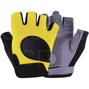 Gants d'entraînement en cuir demi-doigt écologiques GANTS antidérapants personnalisés City Universal Gym Fitness Gant d'haltérophilie - Product Image 6