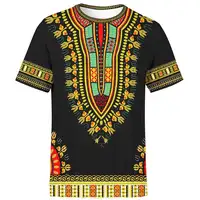 핫 세일 새로운 패션 왁스 드레스 패턴 디자인 드레스 전통적인 아프리카 의류 인쇄 셔츠 Dashiki 여성 및 남성