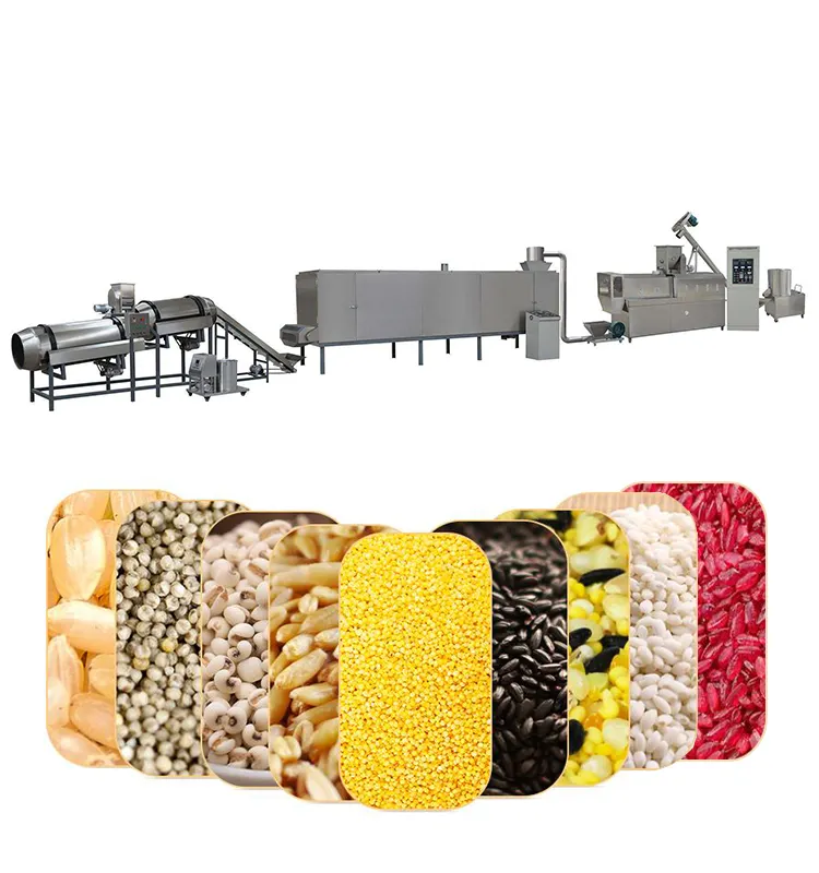 Extrudieren Puff Frühstück Cornflakes Extrusion Snack Food Maschine zum Verkauf