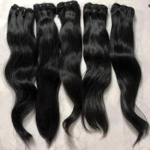 Tốt nhất người bán Trinh chưa qua chế biến phần mở rộng tóc con người nguyên liệu sóng phong cách 30 inch Chiều dài Ấn Độ Việt bó Ireland - Product Image 3